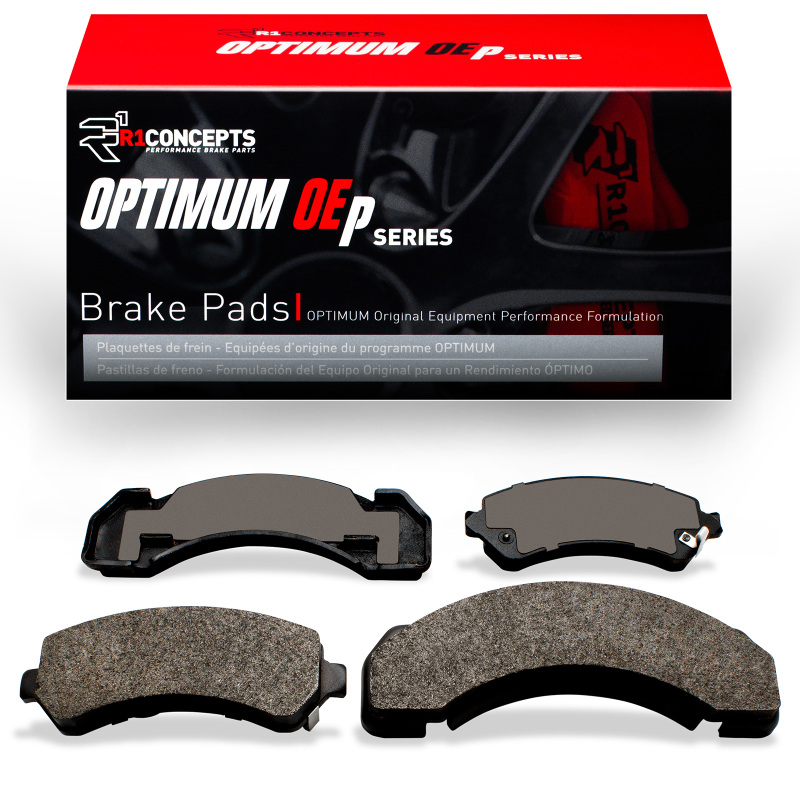 Chevrolet C3500 Brake Pads - Front + Rear - R1 Concepts - Optimum OE - `73-`12